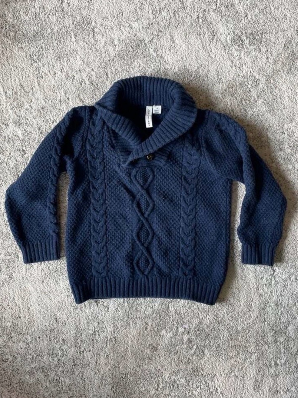 Janie and Jack Boys Blue Sweater 4